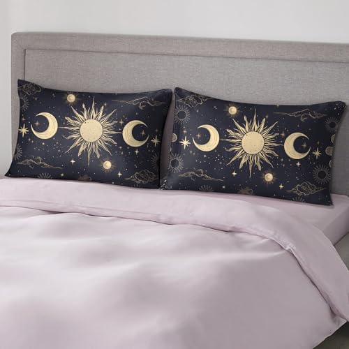 GABraden Black Moon Microfiber Body Pillow Cover 20"x54"