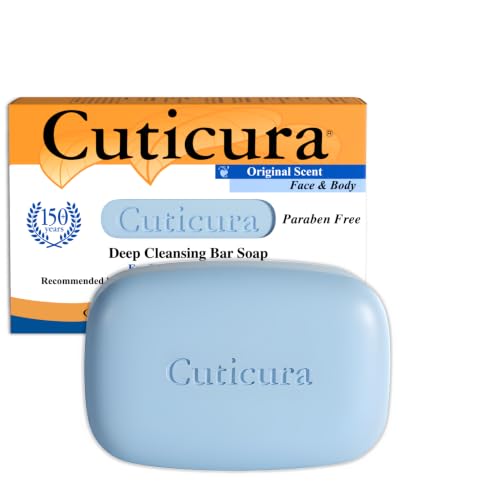 Cuticura Deep Cleansing Face and Body Bar Soap - 3 oz