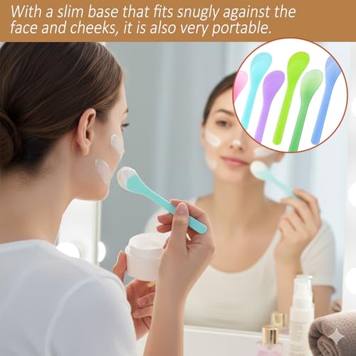 10 Pcs Cosmetic Spatula Set - Reusable Plastic & Metal Makeup Scoops