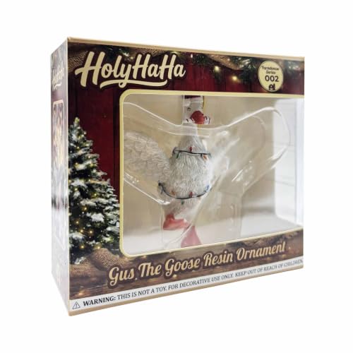 Funny Christmas Goose Ornament - Farmhouse Resin Holiday Tree Decor