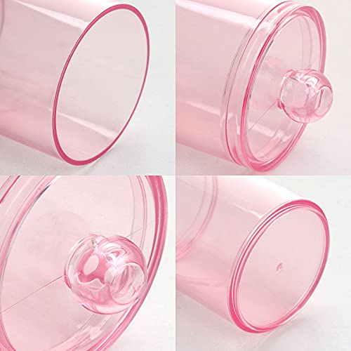Tbestmax 3 Pack Makeup Organizer Jars - Cotton Swab Holder