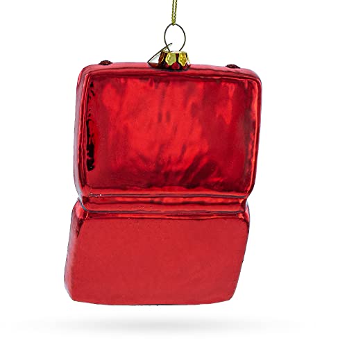 Handyman Glass Christmas Ornament with Toolbox - Holiday Decor
