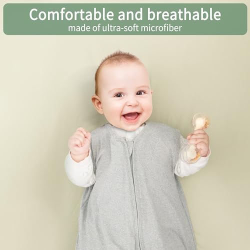 GUNTAIL Fitted Crib Sheets for Boys & Girls, 2 Pack Brown & Green