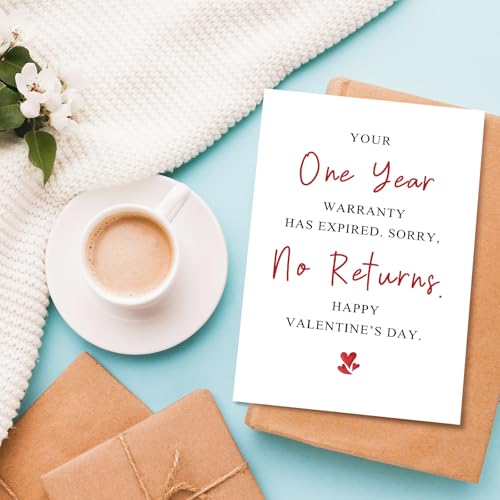 Funny Valentine's Day Card for Husband and Wife - Sarcastic Greeting