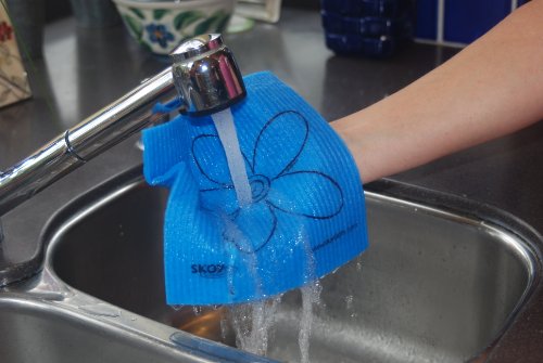 Skoy Swedish Dishcloths 4-Pack - Reusable, Eco-Friendly Cleaning Cloths