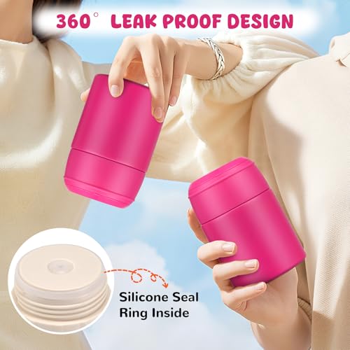 10oz Insulated Food Jar for Kids - Stainless Steel Leak-Proof Lunch Container