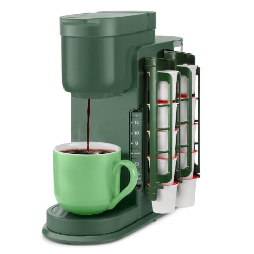 STORAGENIE Coffee Pod Holder for Keurig - Evergreen, 2 Pack (10 Pods)