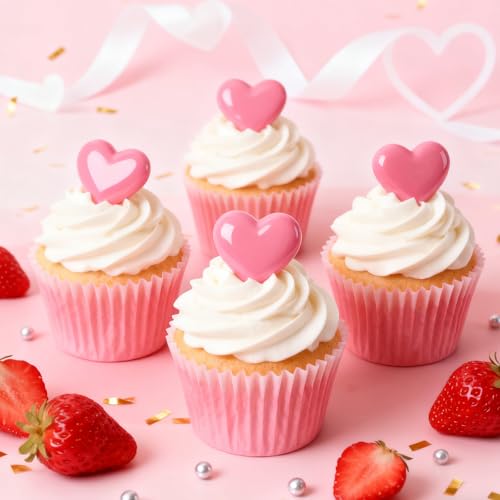 Heart-Shaped Silicone Chocolate Molds Set - 4-Piece, Easy Release