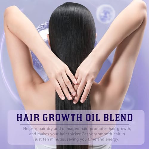 Teqnizo Hair Growth Oil Blend and Deep Conditioning Hair Mask for Dry Damaged Hair
