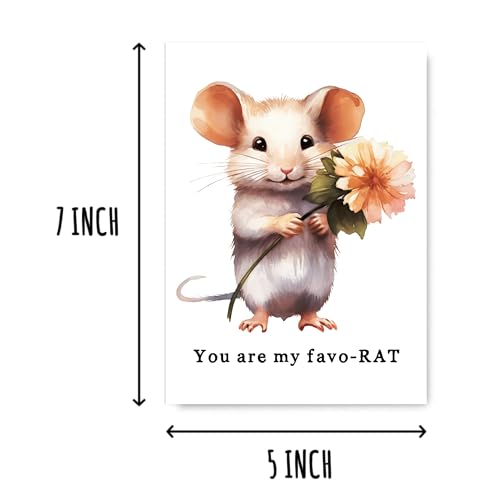 You Are My Favo-Rat Card - Cute Pun Card for Best Friends