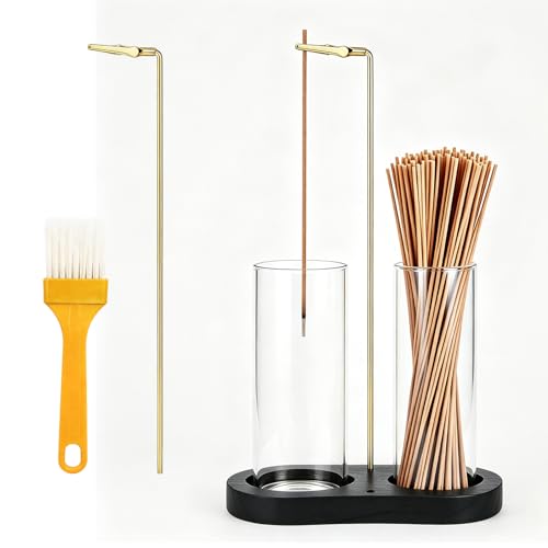 2 in 1 Glass Incense Holder with Ash Catcher & Storage - Boho Decor