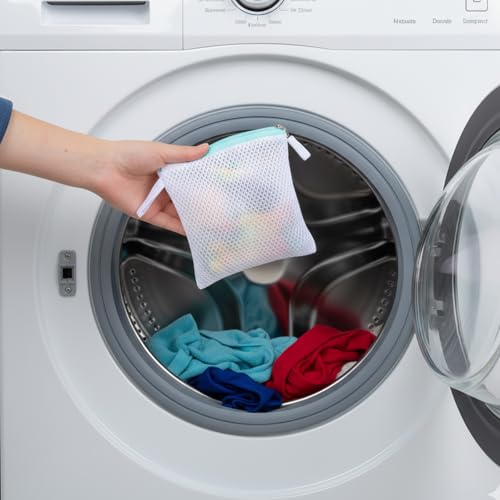 Bruislard 5-Piece Small Mesh Laundry Bags for Delicates with Zipper