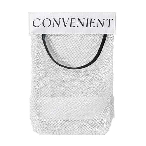 2 Pack Trash Bag Holder Dispenser Sticky Wall Mount Mesh Convenient