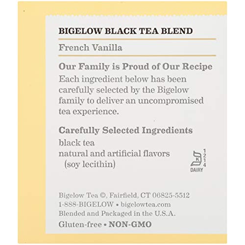 Bigelow French Vanilla Black Tea, 120 Individually Wrapped Tea Bags