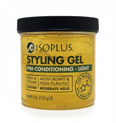 Isoplus Styling Hair Gel Light Bonus Size 6 Oz