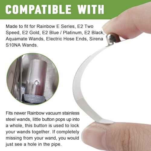 Rainbow Vacuum Wand Button Lock Replacement for E2 Series