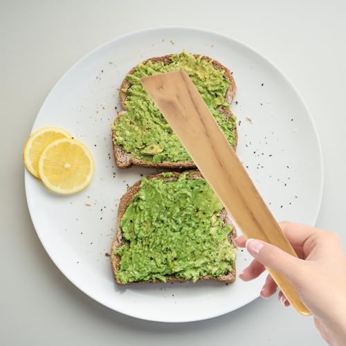 12 Inch Teak Wooden Spatula - Versatile Cooking Turner & Scraper