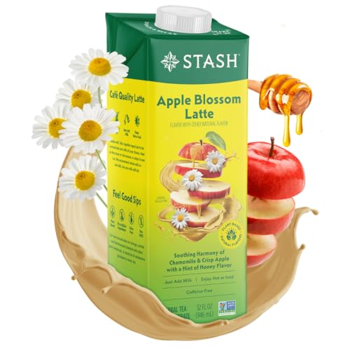 STASH Apple Blossom Latte - Dairy Free Chamomile Tea Concentrate - 32 Fl Oz