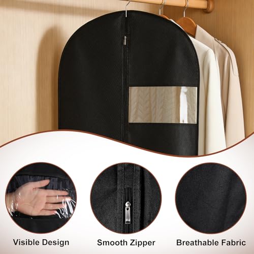 Guirnd 45-Inch Hanging Garment Bags - 2 Pack Travel & Storage Dress Cover