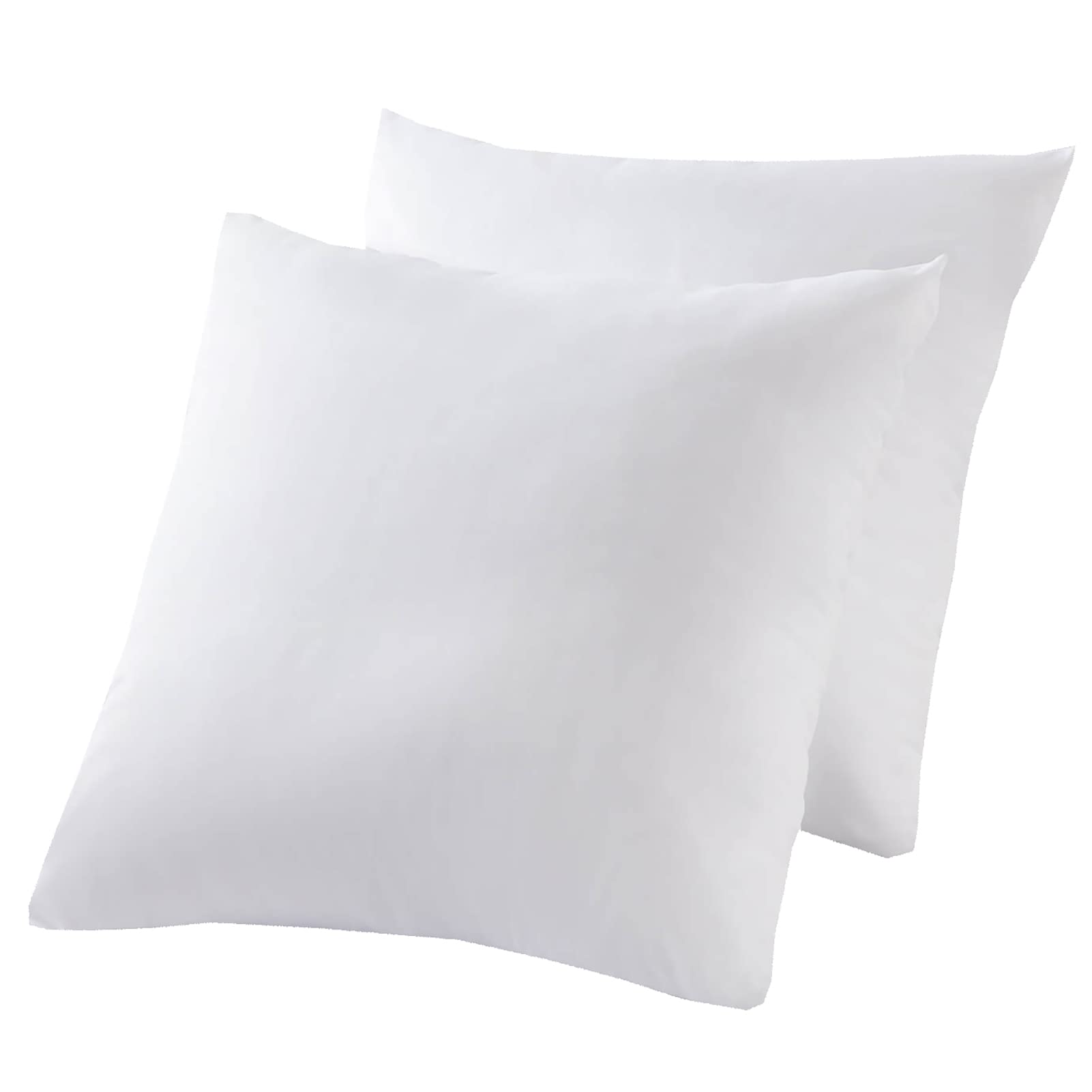 Waterproof Down Feather Proof Euro Pillow Protectors 30x30 Pack of 2 European Size Pillow Covers for Square Throw Pillow 30D