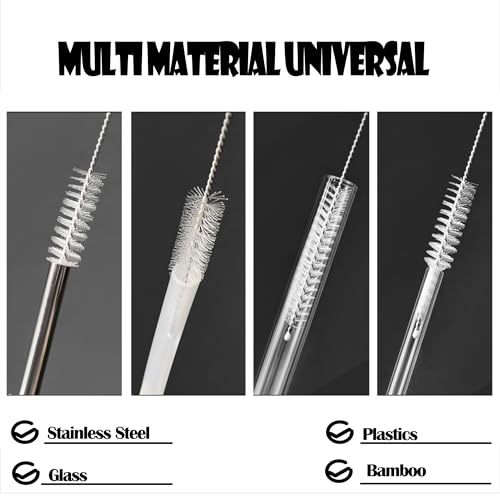 12-Inch Straw Cleaner Brush Set for Stanley Mugs - 6 PCS