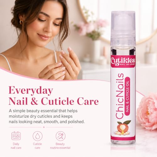 Cutikles Cuticle Oil Roll-On with Vitamin E – 0.33 Fl Oz
