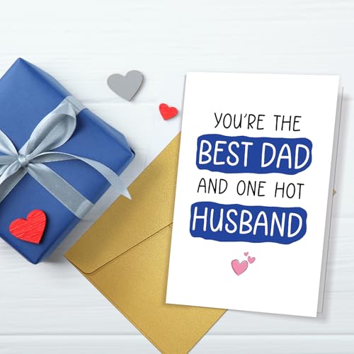 Funny Husband Birthday & Father's Day Card - Blank Inside