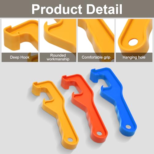 Jiozermi 3-Pack Bucket Lid Opener for 5-Gallon Paint Cans