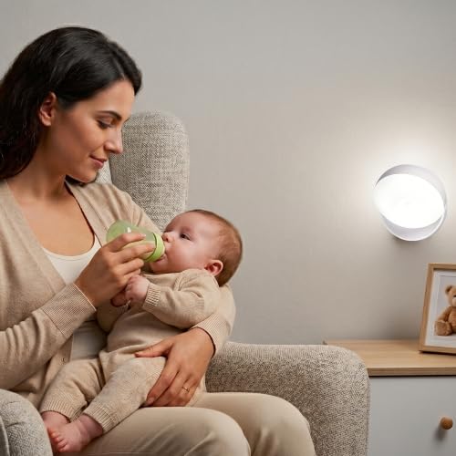 Rechargeable 360° Rotatable Motion Sensor Wall Light - Wireless LED Sconce