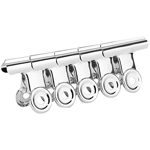 RBSD Stainless Steel Nail Extension Clips - 5pcs Gel Acrylic Pinching Tool