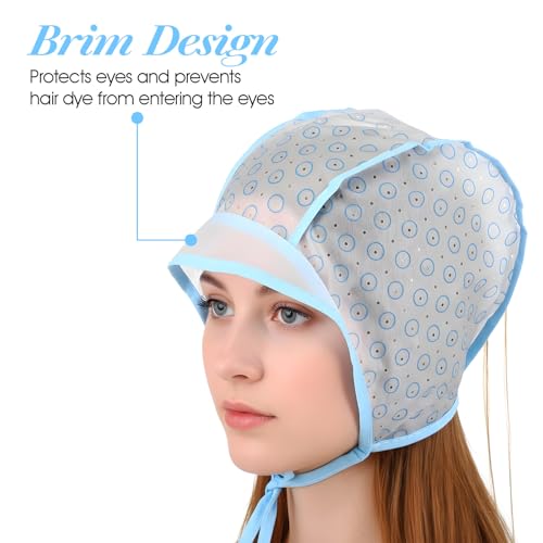 Hair Highlighting Cap and Crochet Hook Kit for Salon and DIY Dyeing