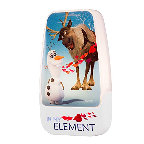 Disney Frozen 2 LED Night Light - Olaf & Sven, Blue/White, Plug-in