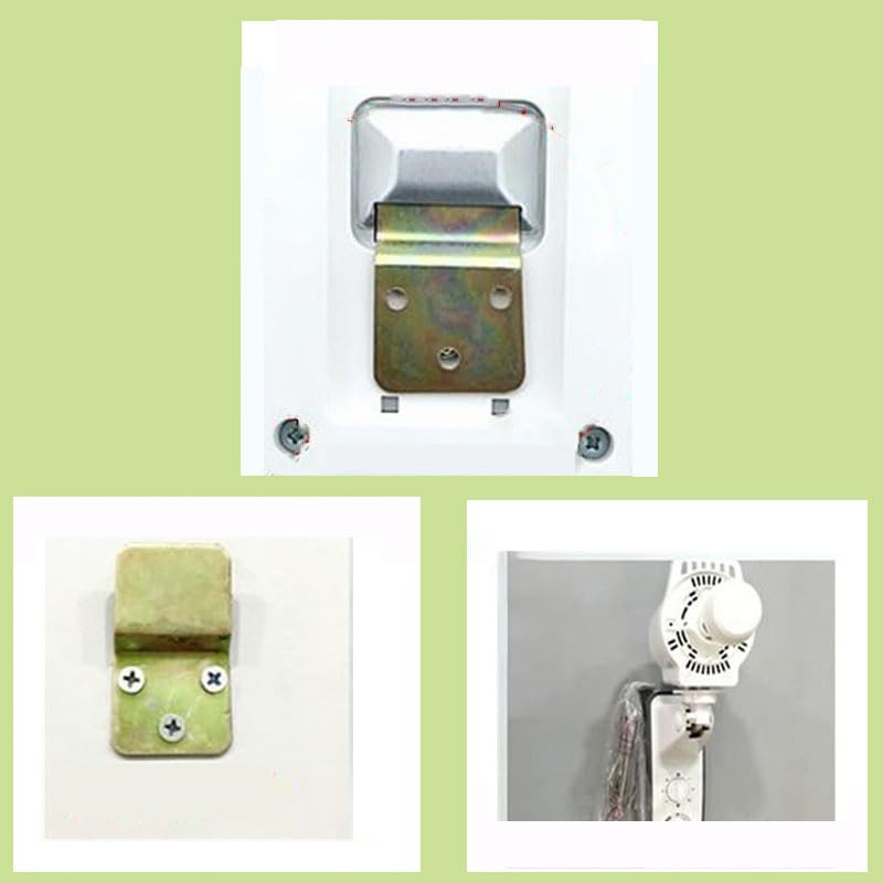 RecDec 4-Pack Wall Mount Fan Bracket Kit - Universal Hanging Hardware