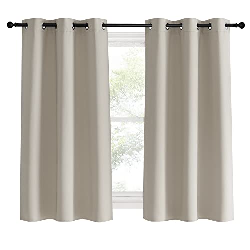 NICETOWN Blackout Curtains - Thermal Insulated Room Darkening Panels, 42" W x 60" L, 1 Pair