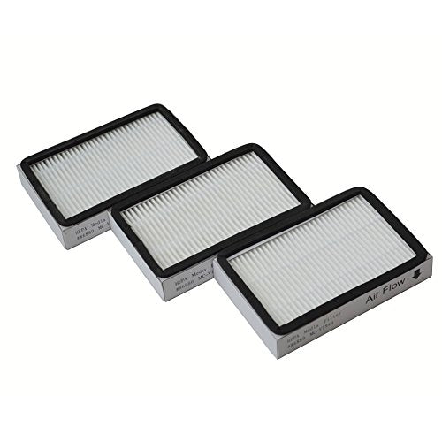 EZ SPARES 3-Pack HEPA Vacuum Filter Replacement for Kenmore & Panasonic EF-2, MC-V194H