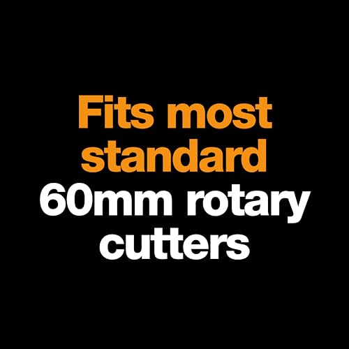 Fiskars 60mm Titanium Rotary Cutter Blades - 2-Pack for Fabric Cutting
