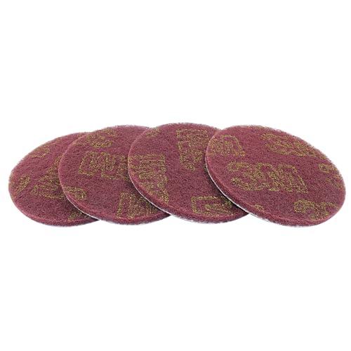 Hordion 8-Pack Round Scrubbing Pads - Durable Scouring Tool for Home Cleaning