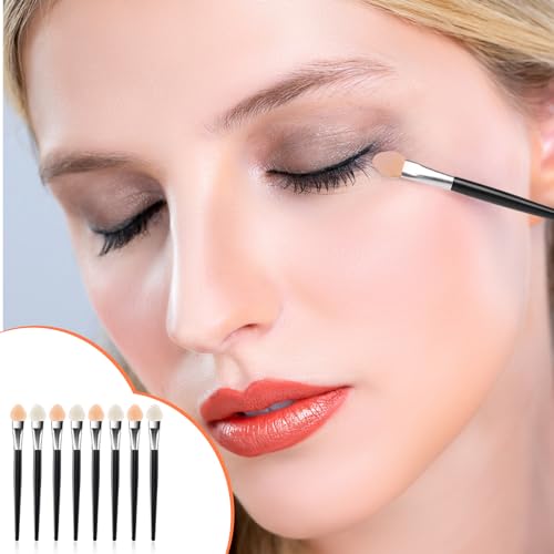 Styquenzer 24 PCS Reusable Sponge Eyeshadow Brush Applicators