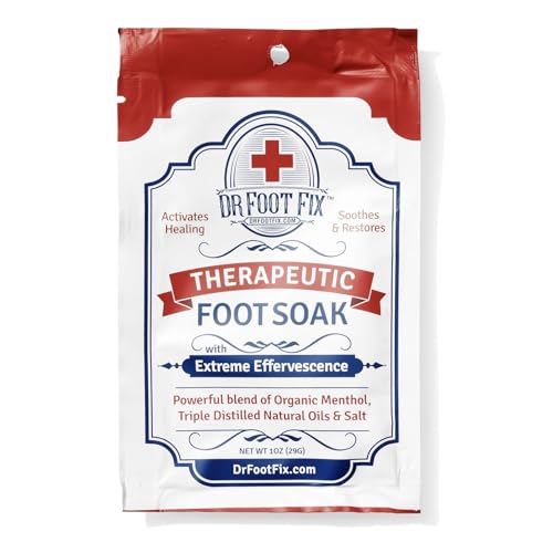 Dr Foot Fix Tea Tree Oil Foot Soak Salt for Sore Feet and Odor Relief