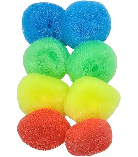 16-Pack Non-Scratch Nylon Scouring Pads for Kitchen Cleaning