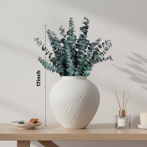20 PCS Dried Eucalyptus Stems for Shower, 17-Inch Preserved Greenery
