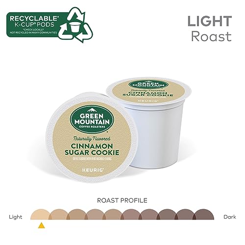 Green Mountain Coffee Roasters Cinnamon Sugar Cookie K-Cup Pods, 24 Count