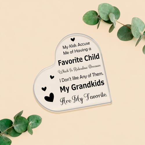Grandparents Acrylic Sign Plaque - Thoughtful Gift for Grandma & Grandpa