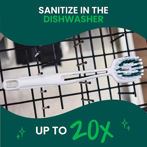 Scotch-Brite Dish Brush with Antimicrobial Bristles - 1 Count