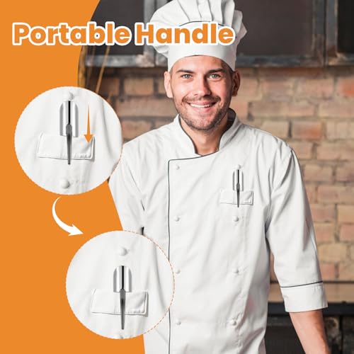 2-Pack Table Crumb Sweepers for Servers - Silver Crumb Scraper