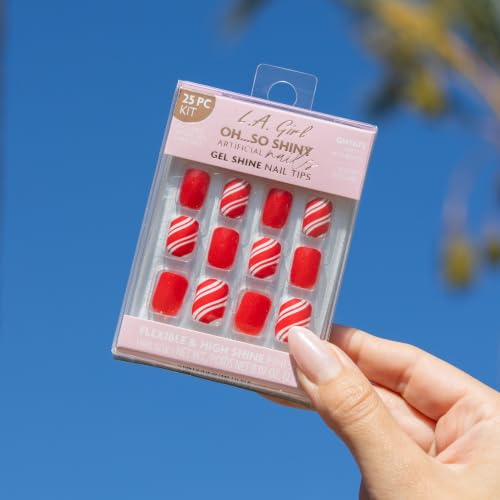 L.A. Girl Oh So Shiny Artificial Nail Tips Kit - Minty Moments