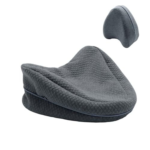 Grey Zip Pillow Cover for Contour Legacy Knee Pillow