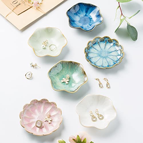BEUNAIZER Ceramic Jewelry Dish Tray for Rings & Trinkets