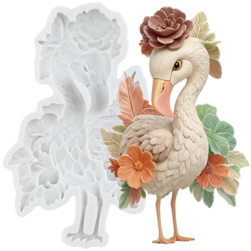Flamingo Silicone Fondant Mold for Cake Decoration & Candy Making