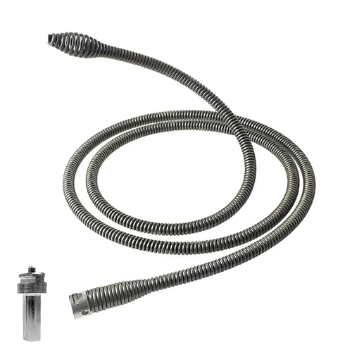 1.5M Flexible Plumbing Drain Auger Snake with Drill Attachment